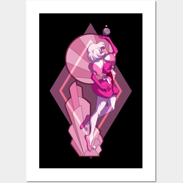 Pink Diamond Wall Art by AlonzoCanto